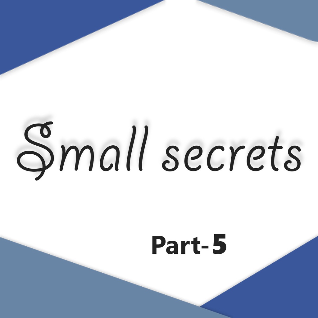 Book 019 (Small secret #5) - starkersbook - BOOTH