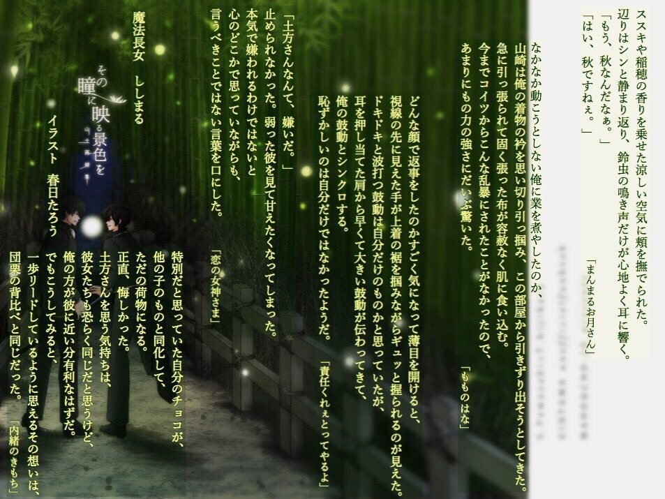 その瞳に映る景色を