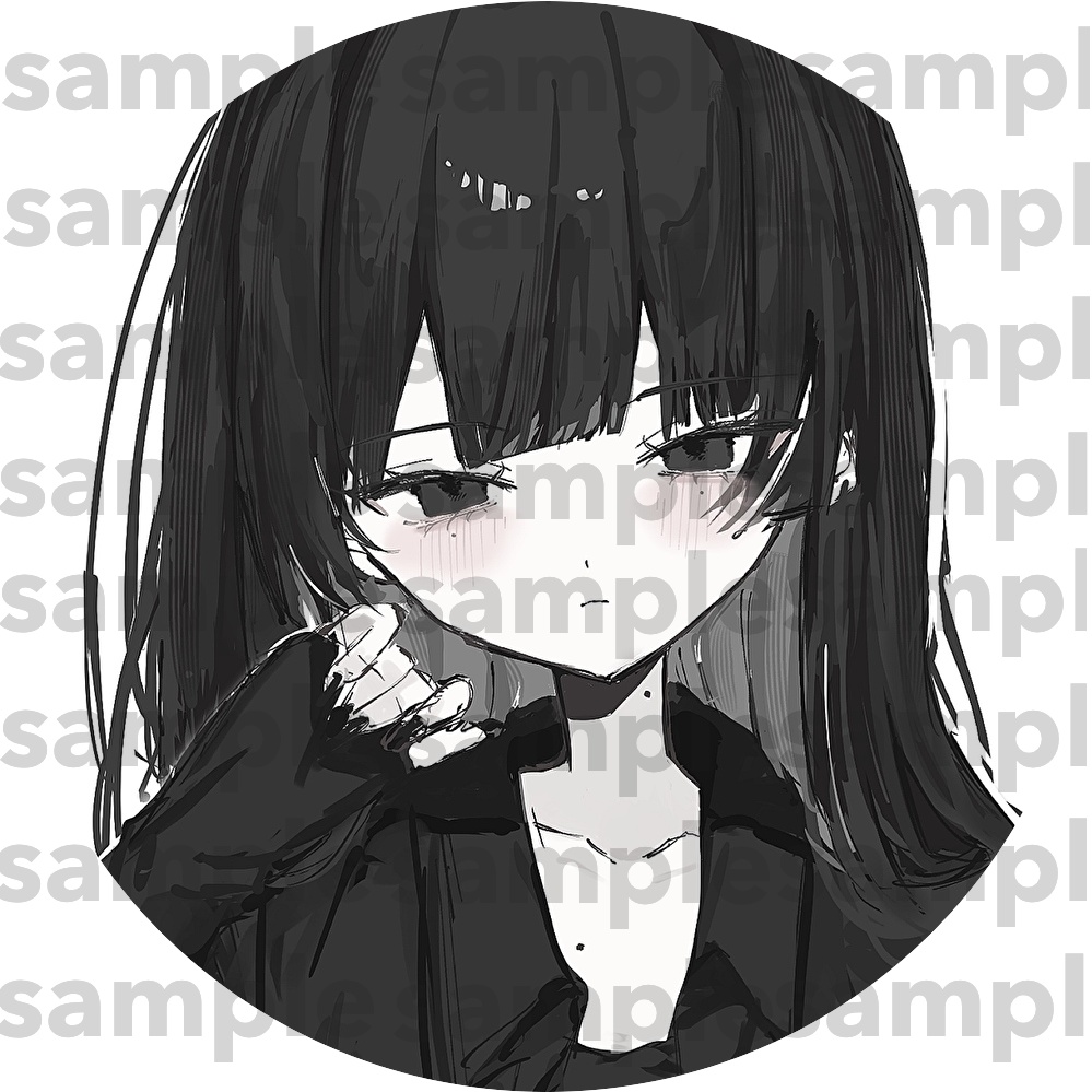 『6点セット』クール&かわいい地雷ちゃん【SNS用アイコン】