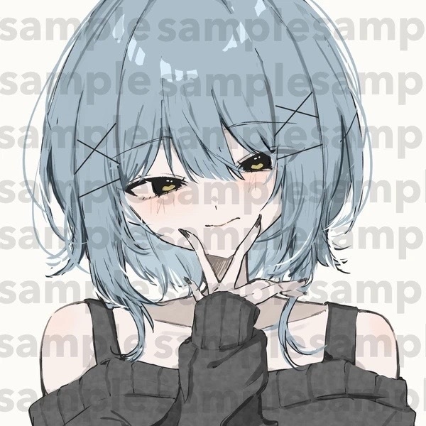 GW限定｜サブカル女子フリーアイコン（SNS用）