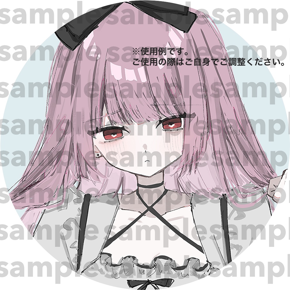 【1点限り‼️】ハート目地雷ちゃん【SNS用アイコン】