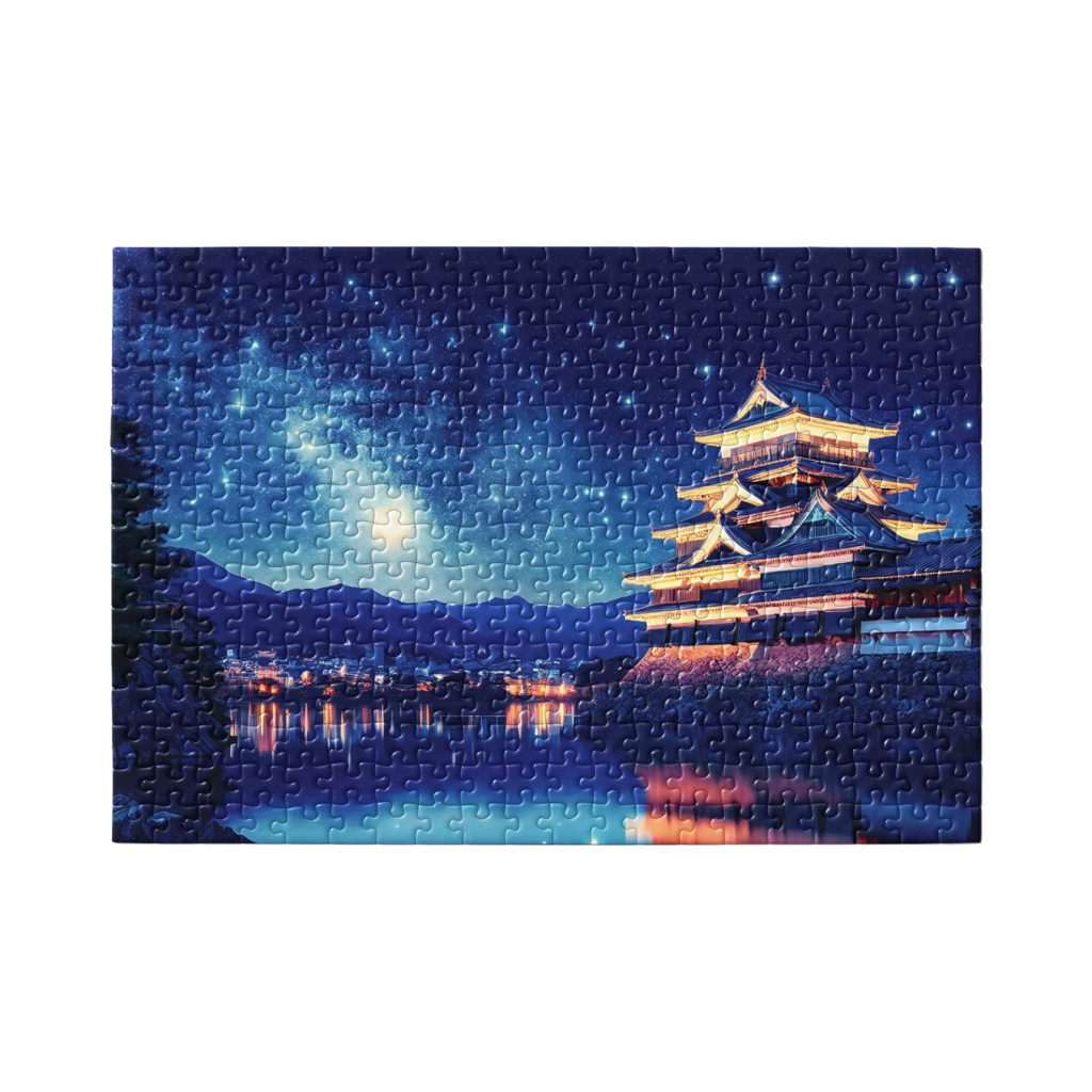 パズル 夜 日本の城