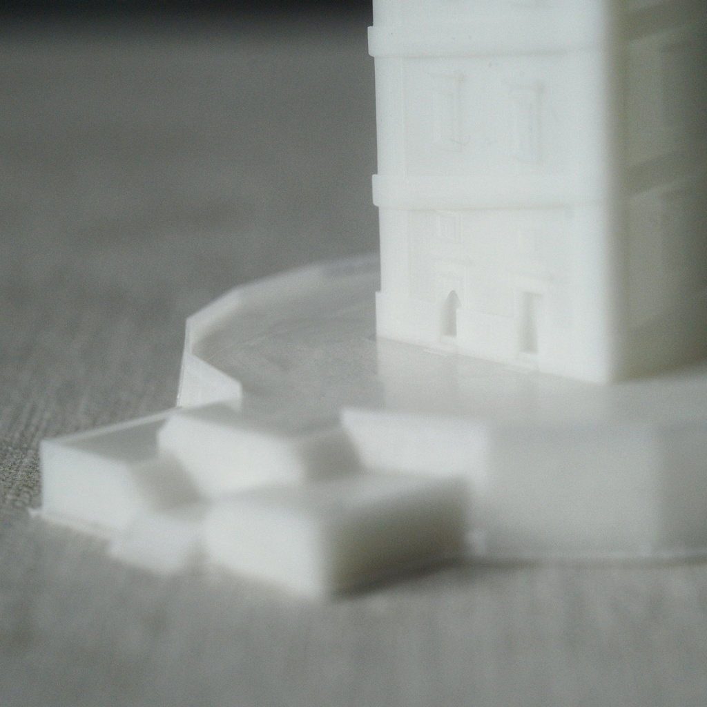 スペインの灯台「ヘラクレスの塔」のランプ - 3DプリントのLEDキャンドルカバー