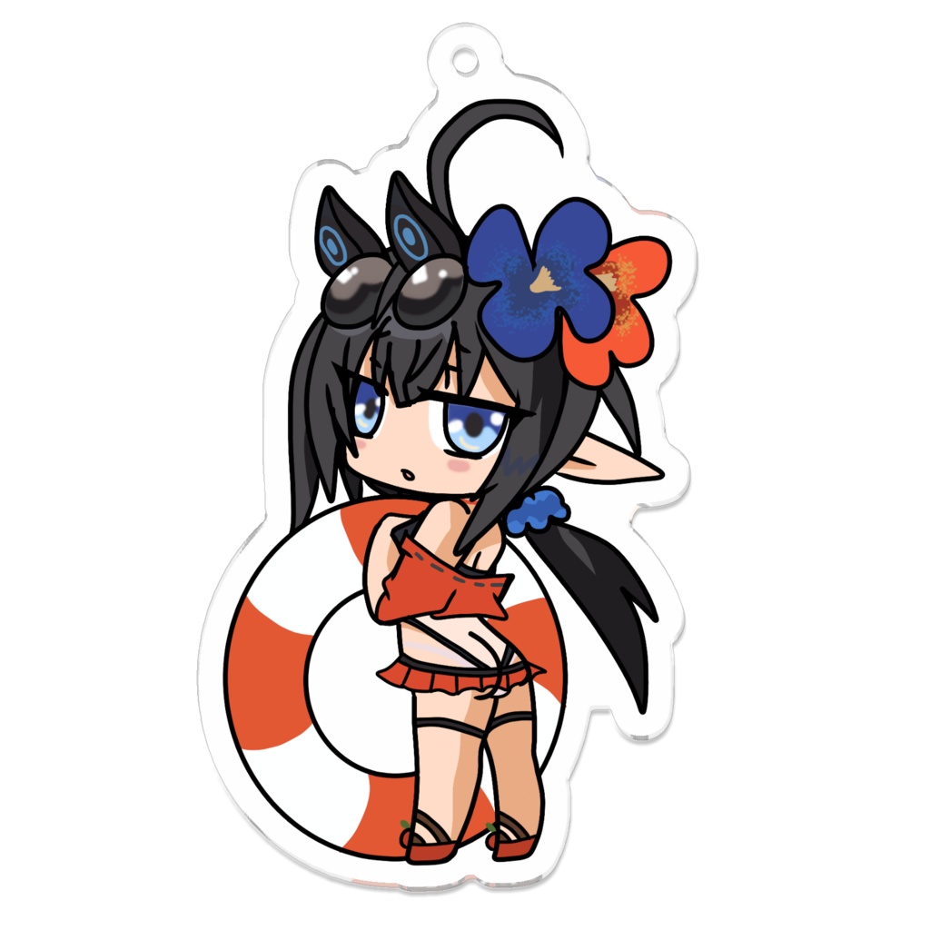 【非公式】水着ブルターニュちゃんアクキー