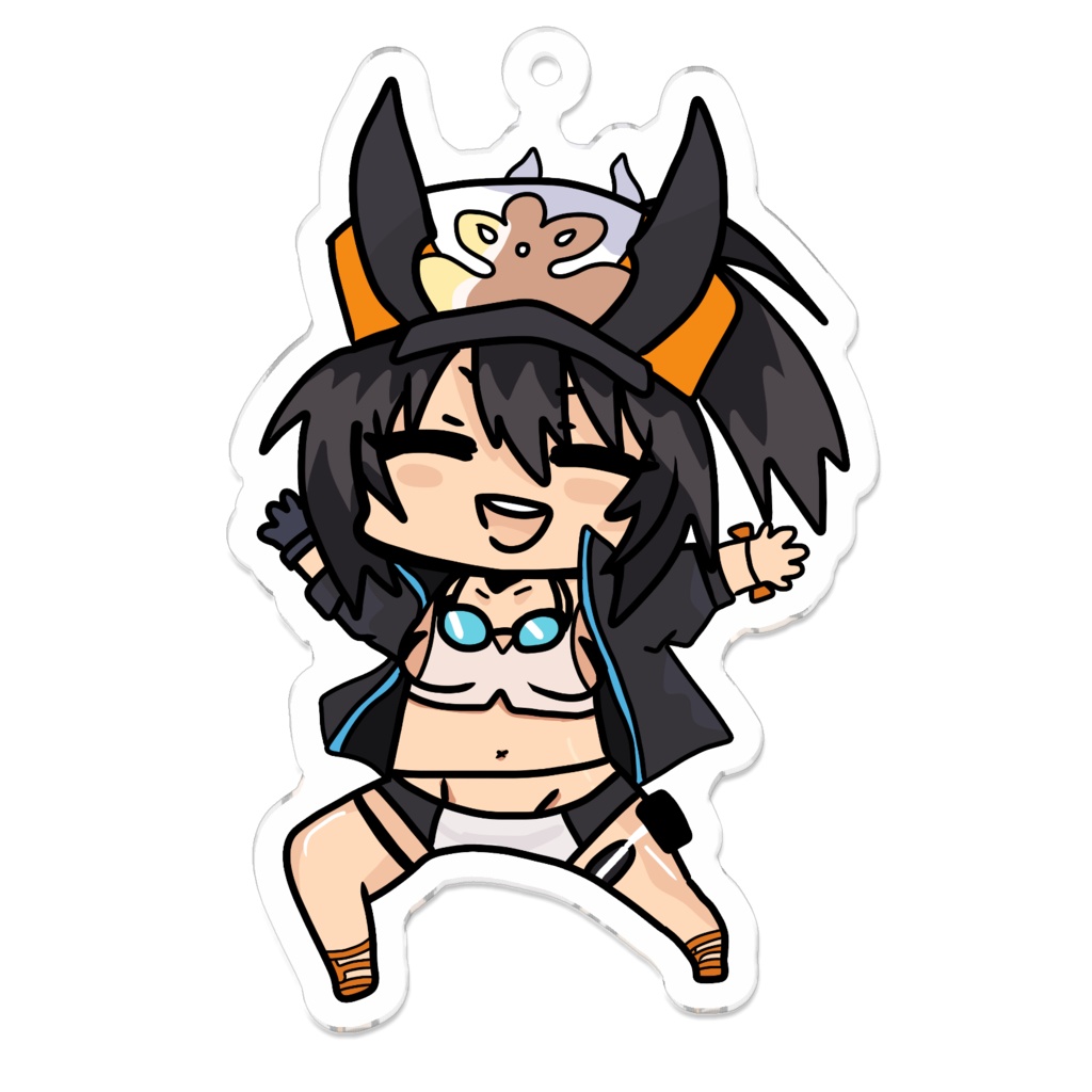 【非公式】水着アヤラたんアクキーB