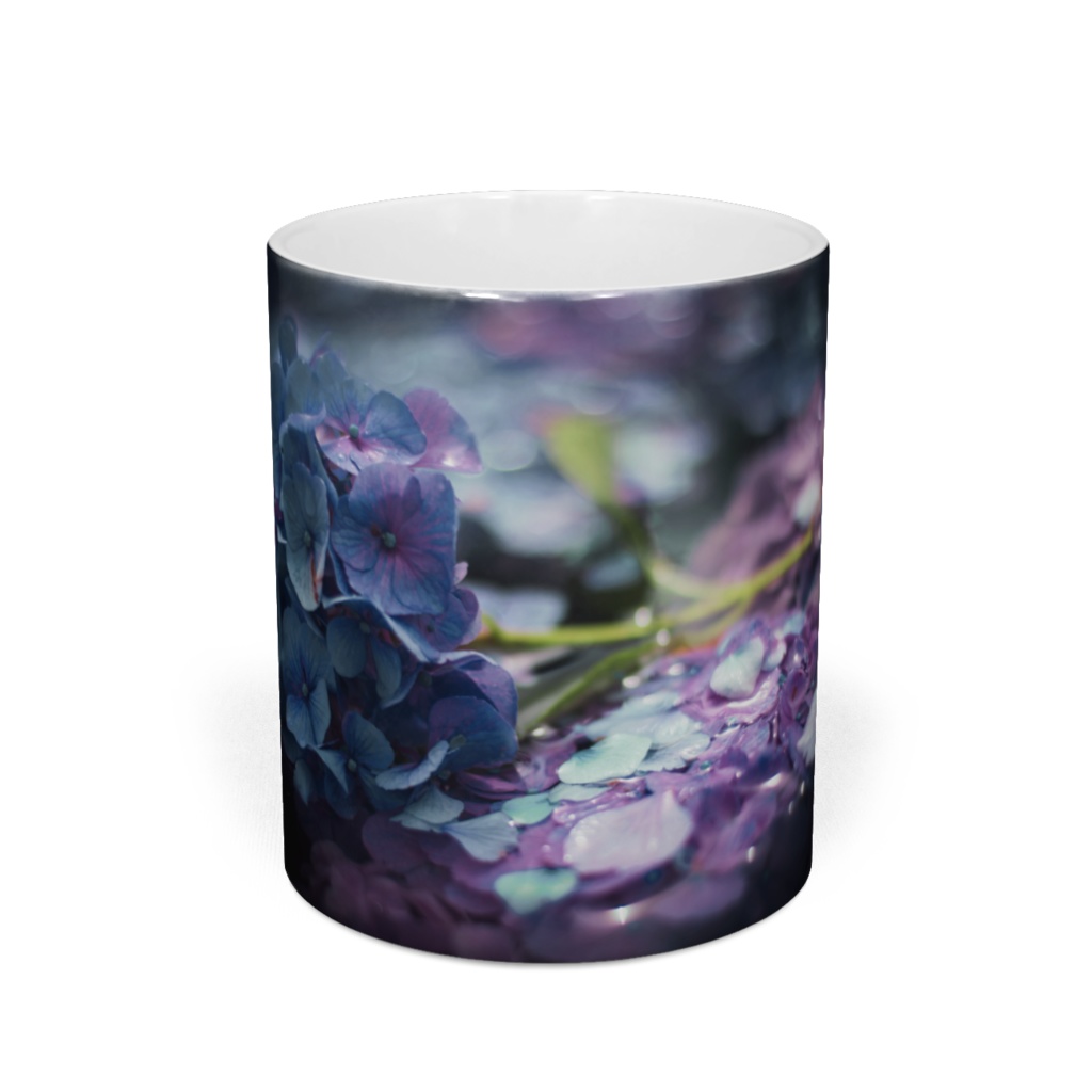 紫陽花マグカップ
