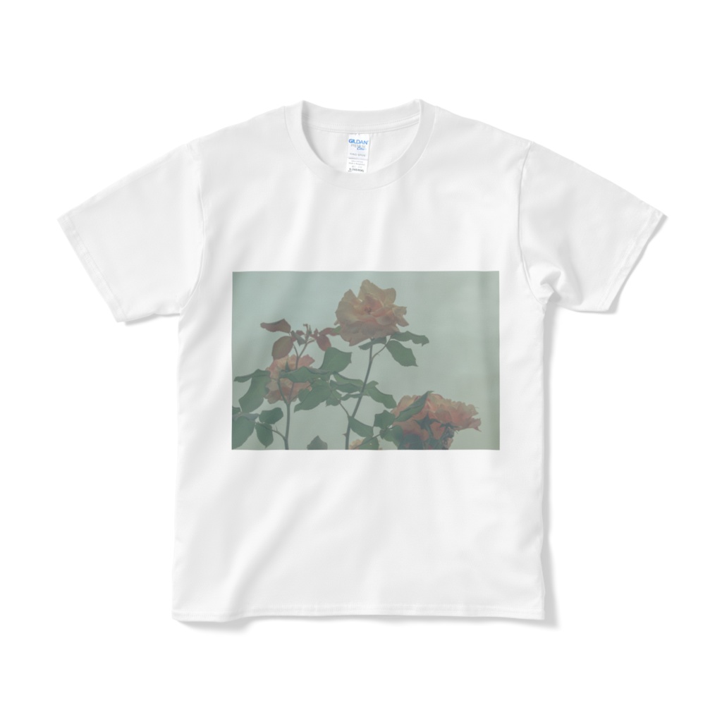 昼の薔薇Tシャツ