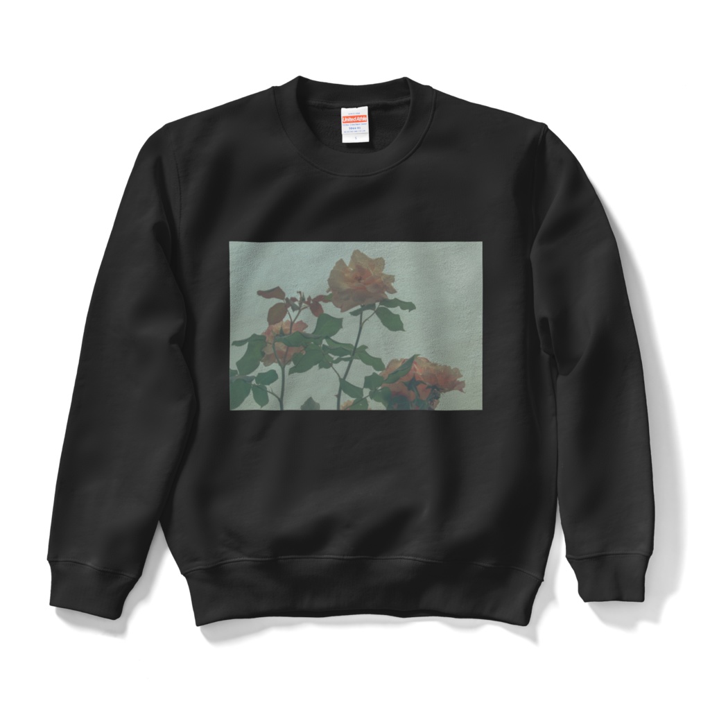 昼の薔薇スウェット