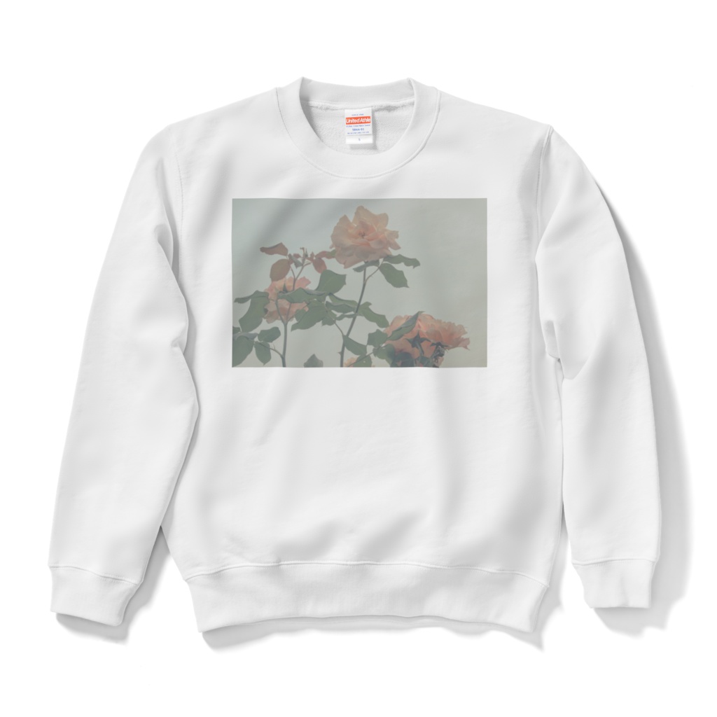 昼の薔薇スウェット
