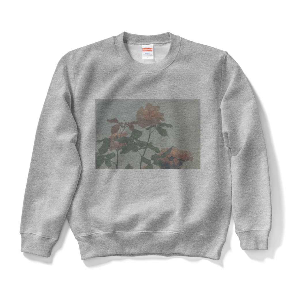 昼の薔薇スウェット