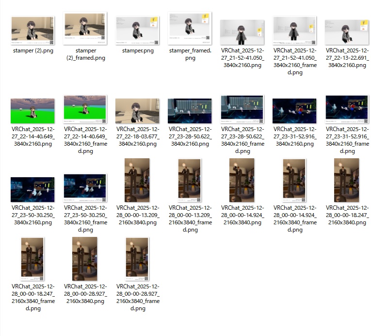 【無料】VRC Photo Stamper