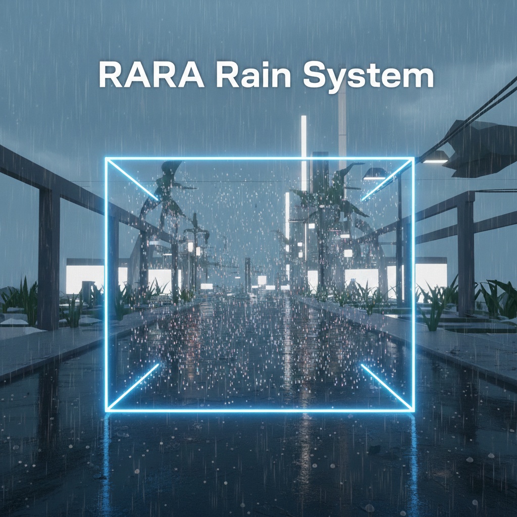 【無料】RARA Rain System — Light Probe 対応 雨パーティクルシステム