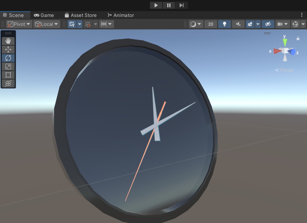 【無料】VRChat向け three-hand Watch/Clock シェーダー 【再販可/改造可】