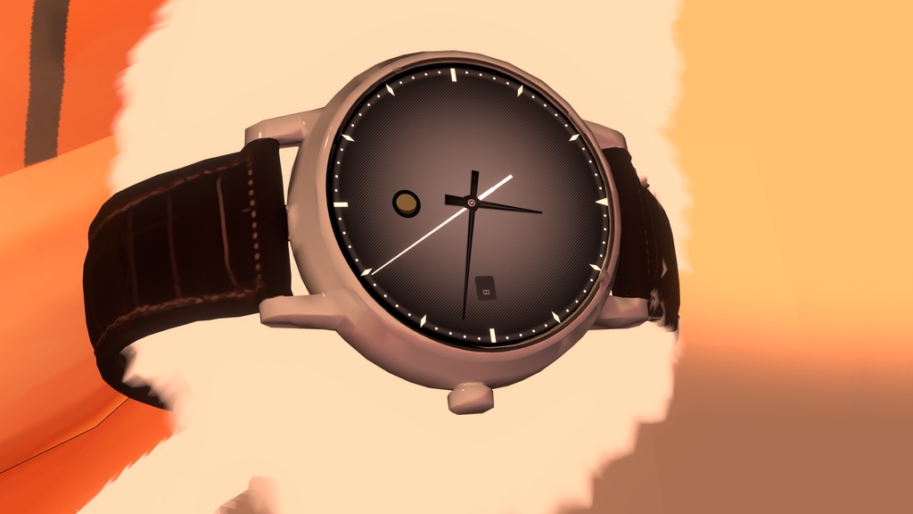 【無料】VRChat向け three-hand Watch/Clock シェーダー 【再販可/改造可】