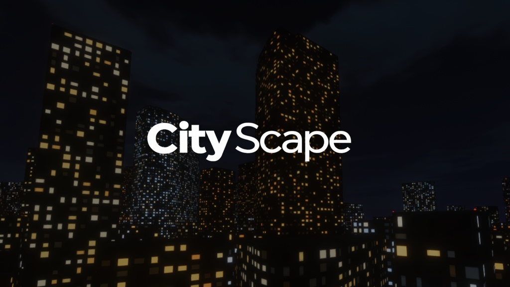 【無料】CityScape by RARA - 実際の街をUnityに再現して夜景にするツール