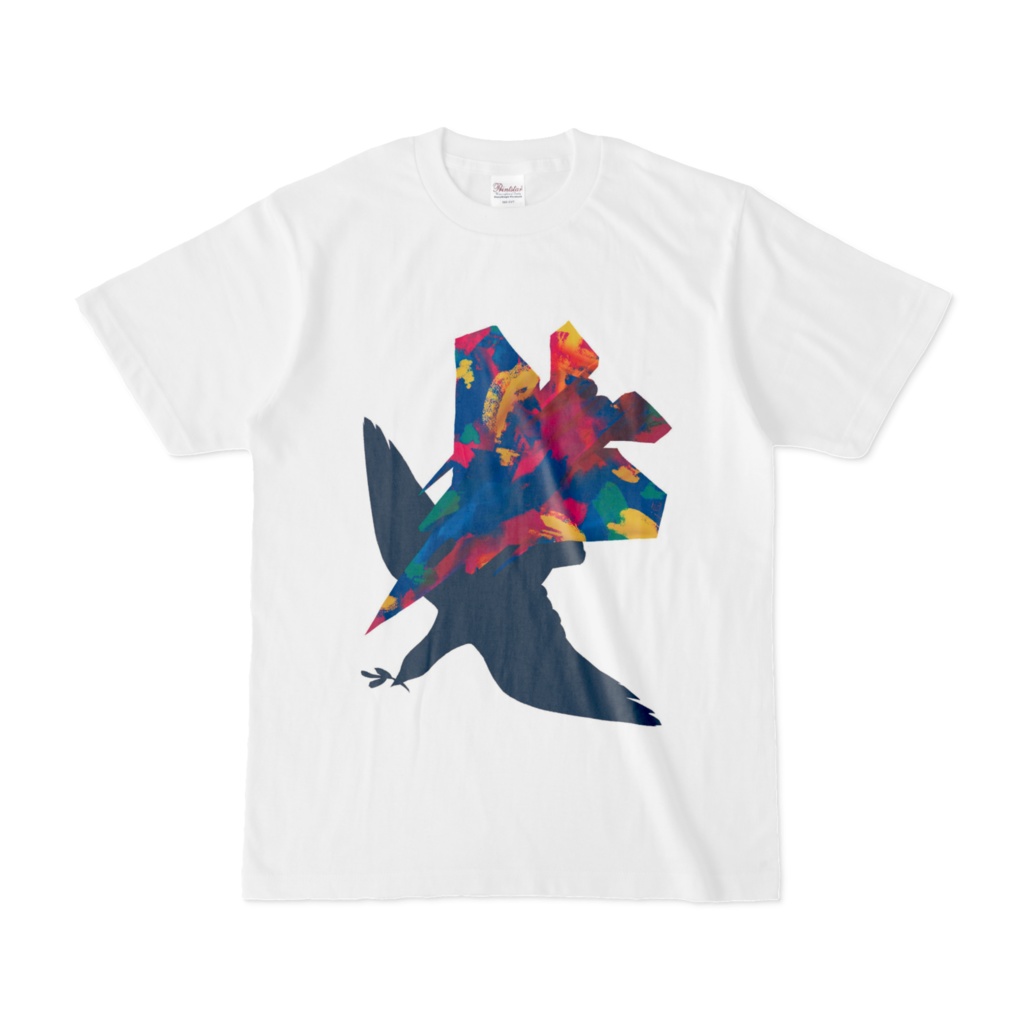 戦闘機と鳩Tシャツ