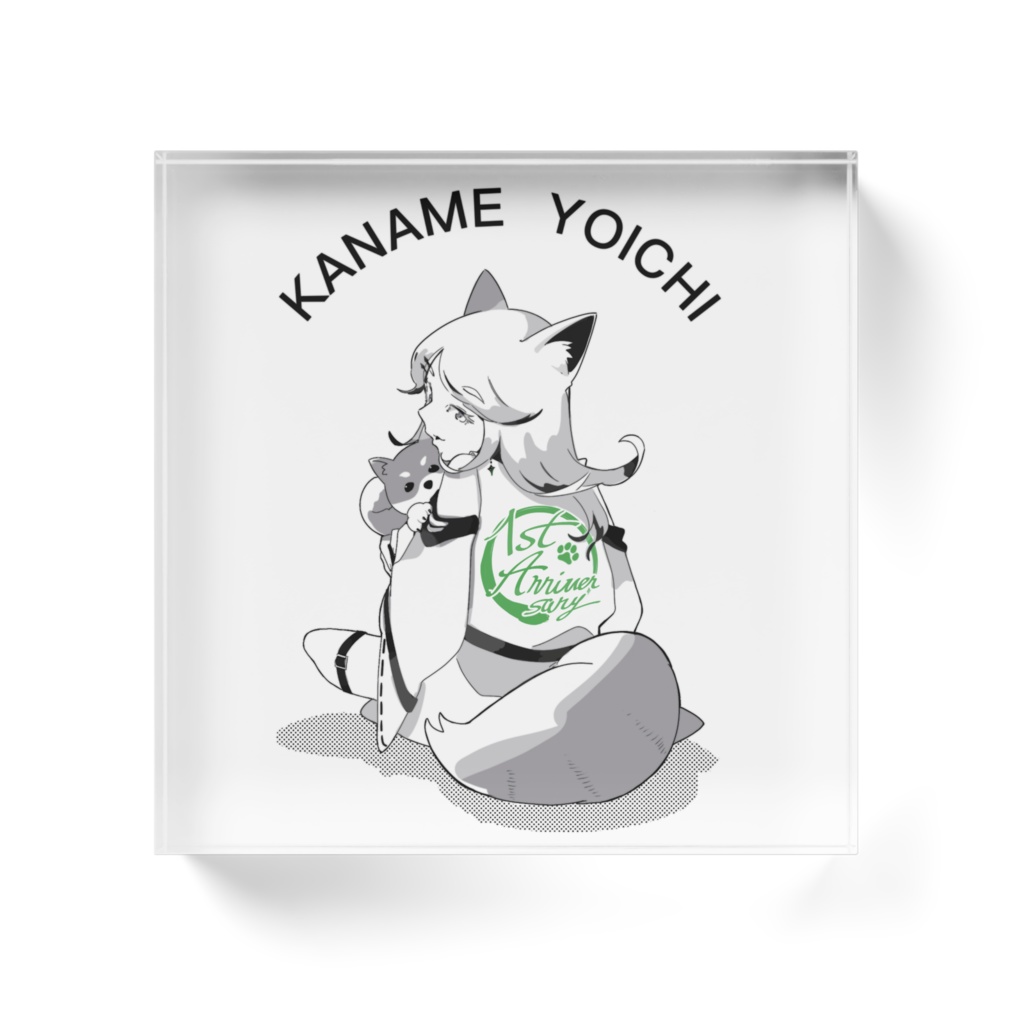 叶夢よいち 1周年記念 アクリルブロック