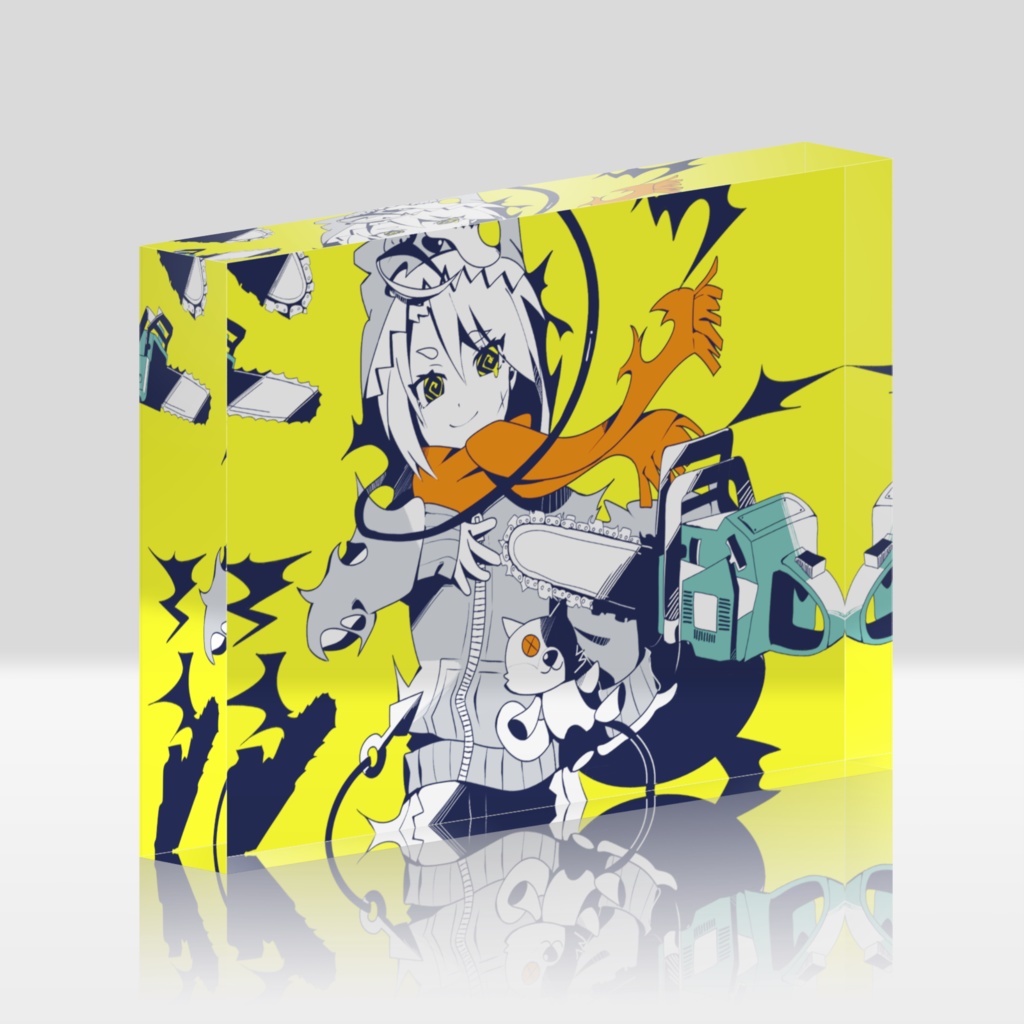 【3周年記念】アクリルブロック (メンタルチェンソー特別版)【叶夢よいち】