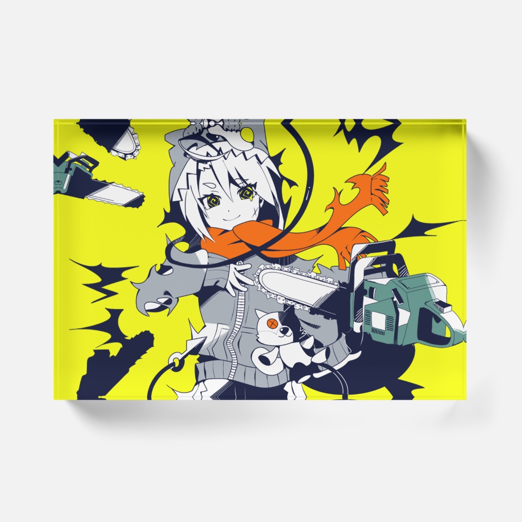 【3周年記念】アクリルブロック (メンタルチェンソー特別版)【叶夢よいち】