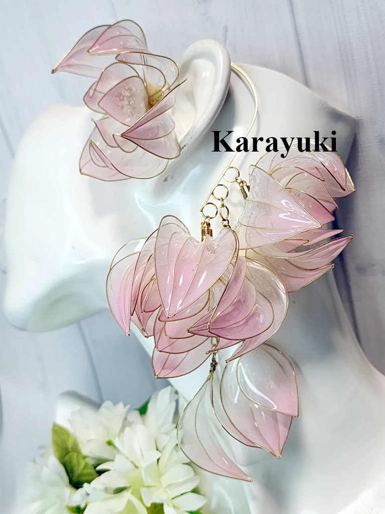 桃華のイヤークリップ