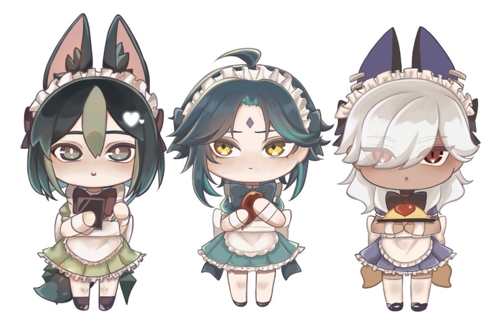 メイド服アクキー