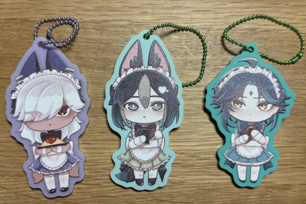 メイド服アクキー