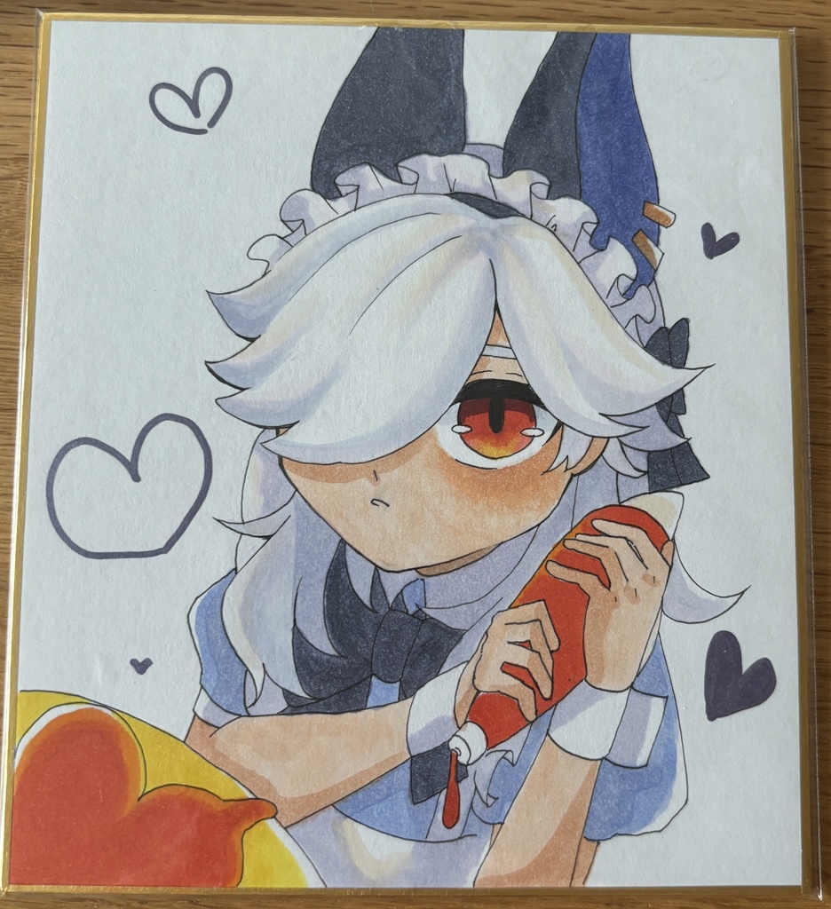 メイド セノ 色紙