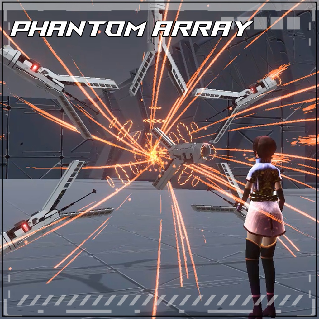 【VRC/Unity】PHANTOM ARRAY -射撃・変形ギミック-