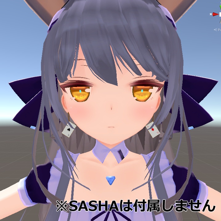 【VRChat】TrumpEarring/トランプイヤリング