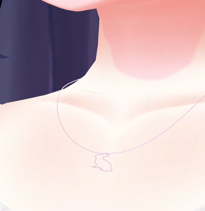 【VRChat】うさぎネックレス