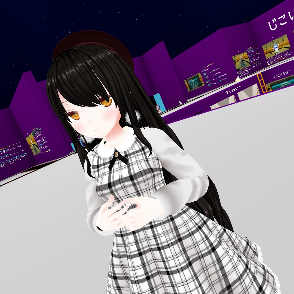 【VRChat】ファーイヤリング