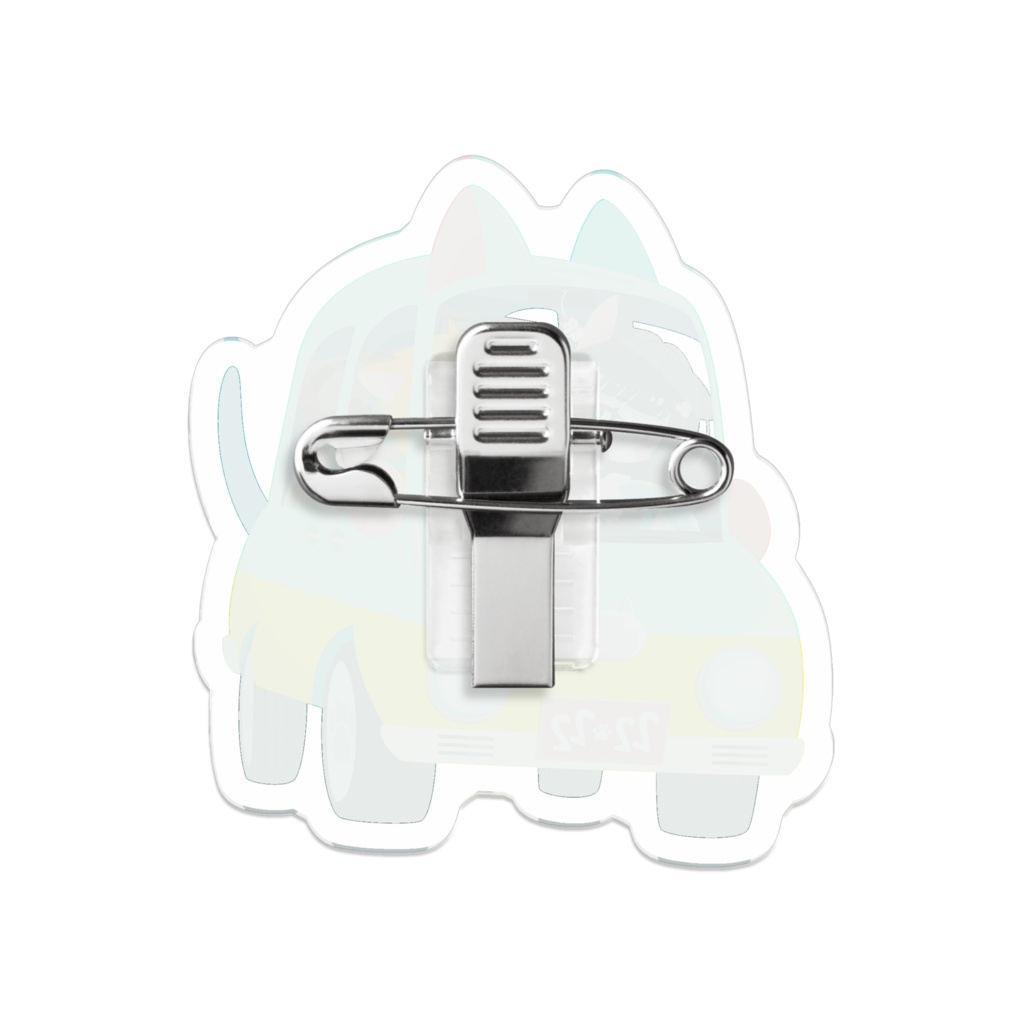 にゃびげーしょんバッジ