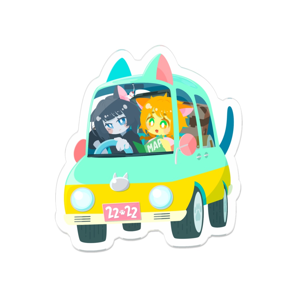 にゃびげーしょんバッジ