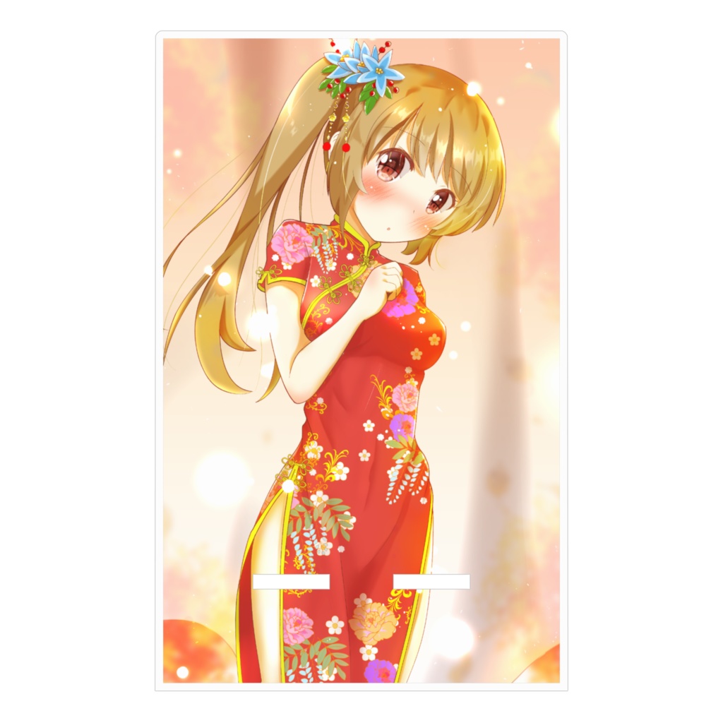 チャイナ鶴乃ちゃんアクリルスマホスタンド2