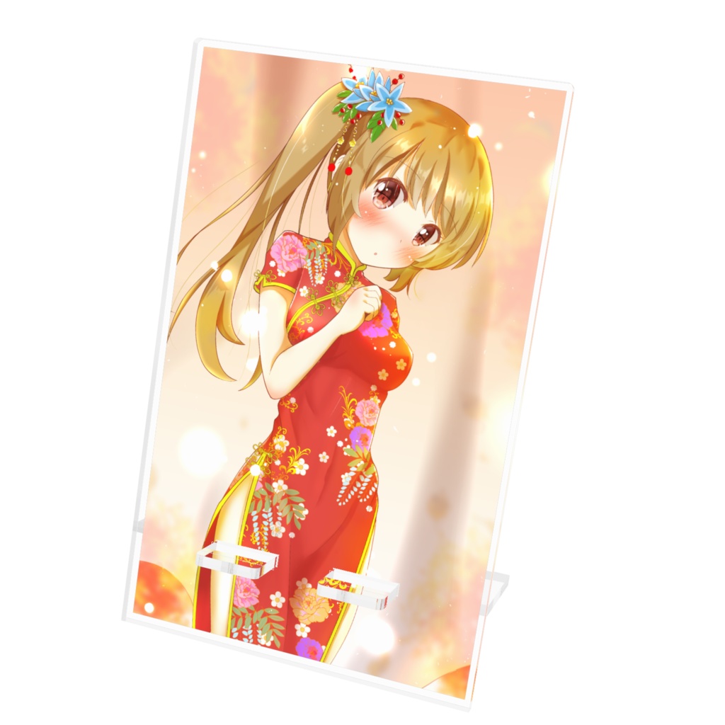 チャイナ鶴乃ちゃんアクリルスマホスタンド2