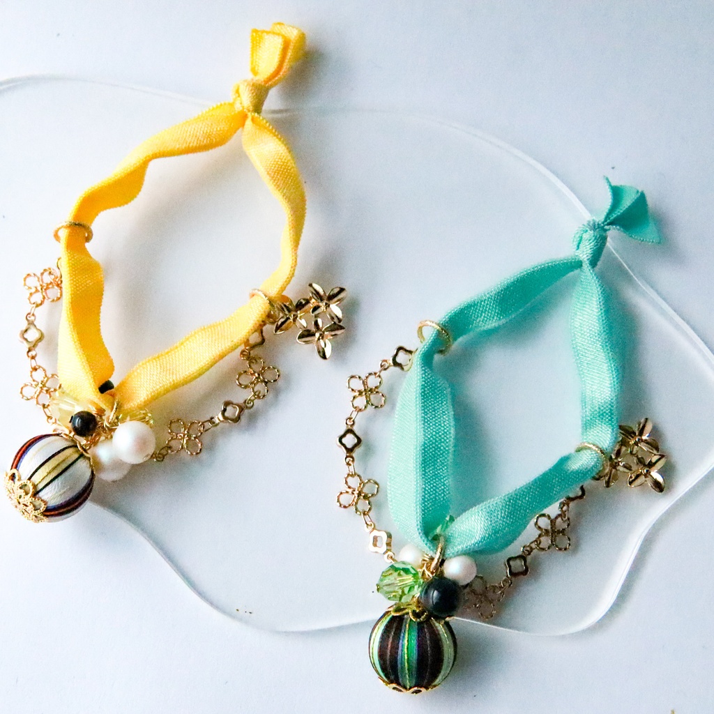 リボンブレスレット(もち用アクセサリー)