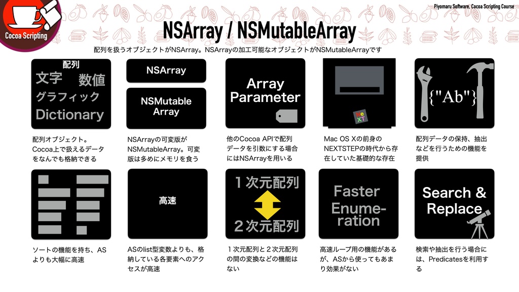 Cocoa Scripting Course Volume #2 NSArray