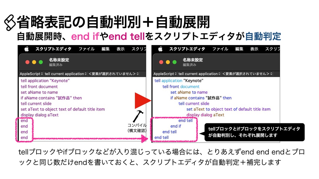 AppleScript基礎テクニック集②tellブロック