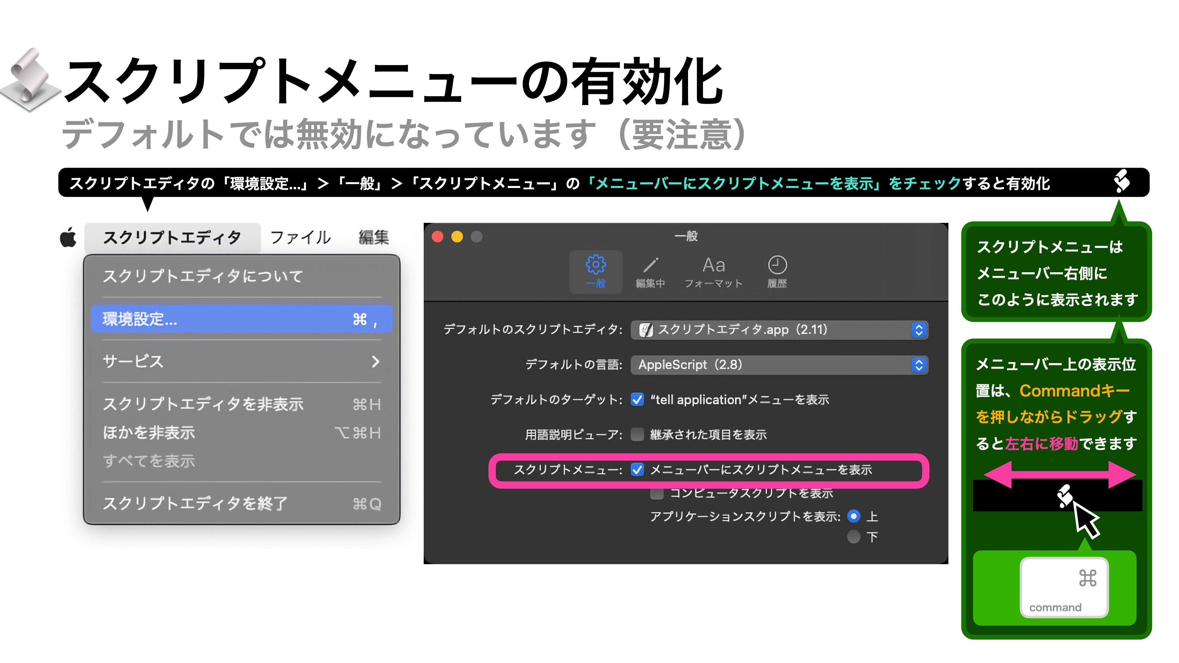 AppleScript基礎テクニック集(22)スクリプトメニューの使い方〜How to use Script Menu ...
