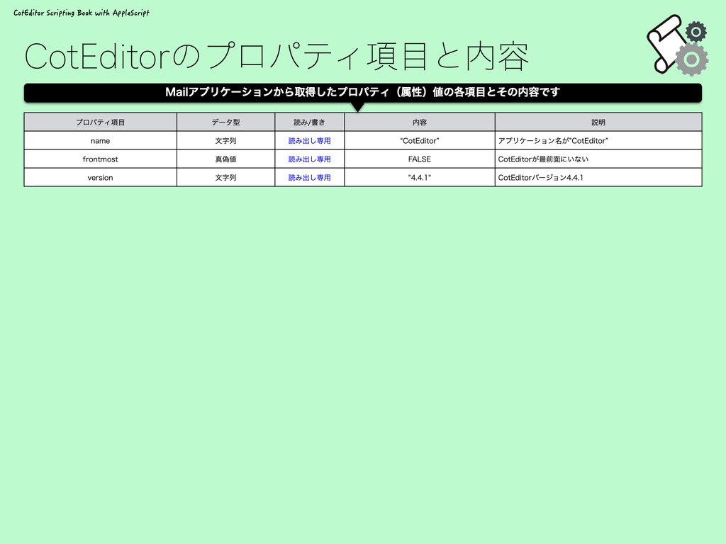 CotEditor Scripting Book with AppleScript