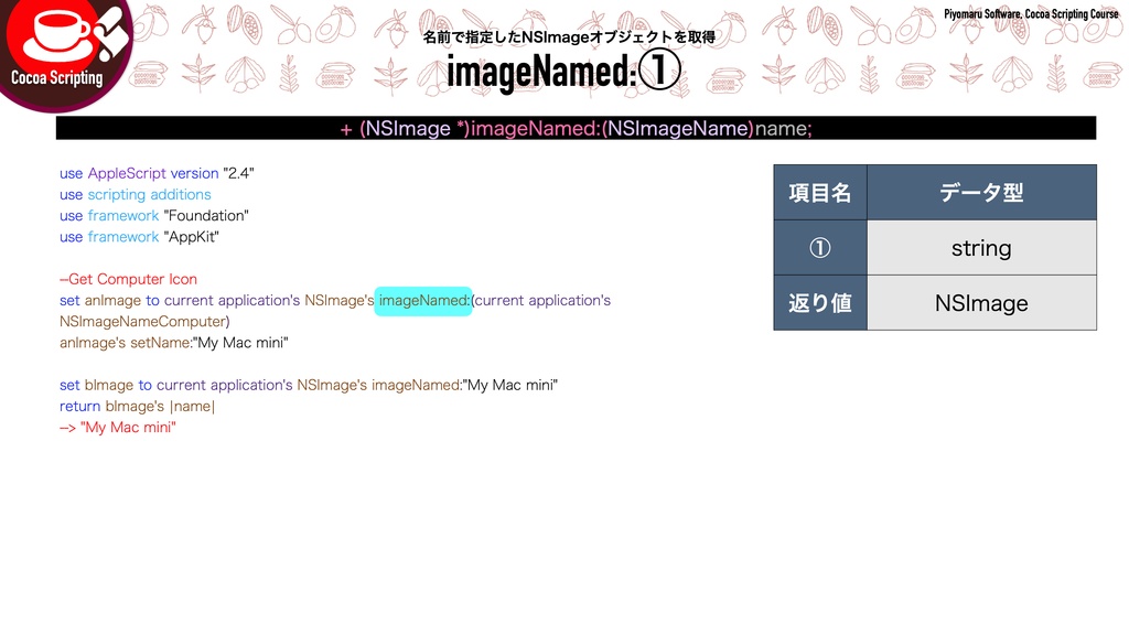 Cocoa Scripting Course #5 NSImage