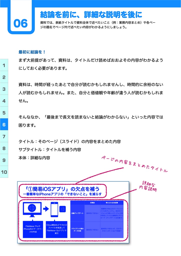 つたわる資料のつくりかた