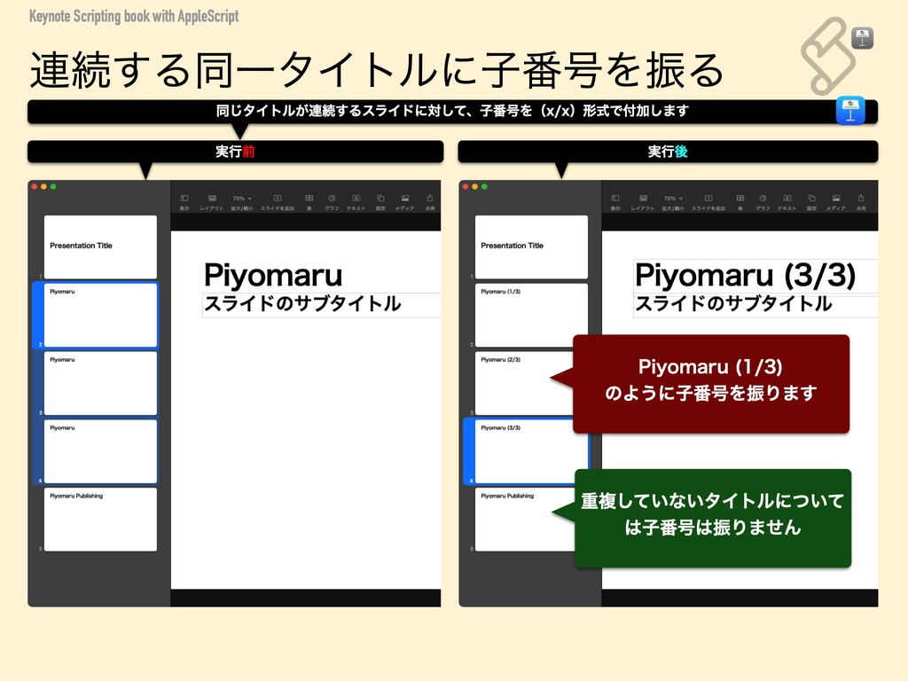 Keynote Scripting Book with AppleScript