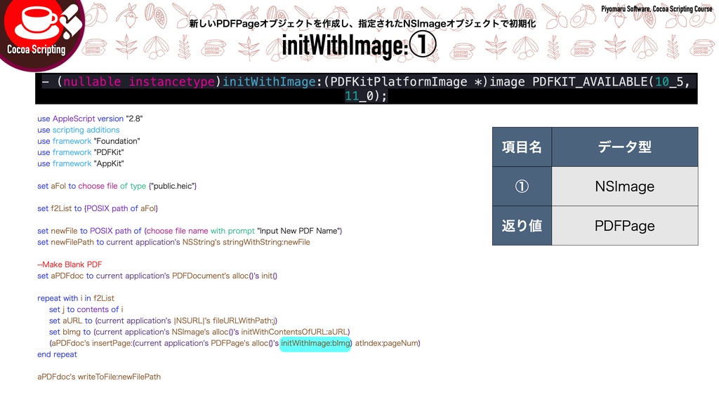 Cocoa Scripting Course #6 PDFKit