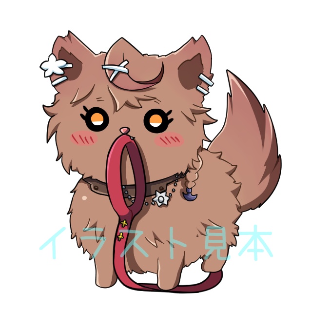 けもけもアクリルストラップ