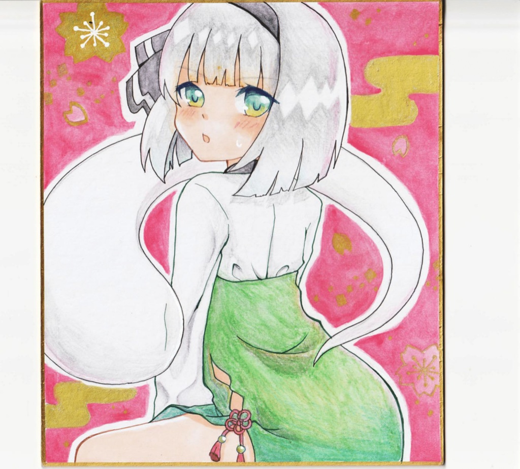 ＊中色紙＊チャイナ風魂魄妖夢