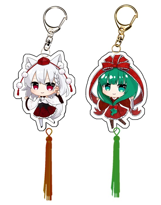 チャイナ風アクキー(風神録)