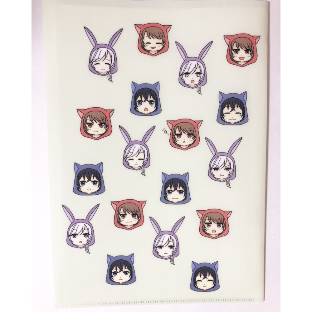 表情六変化 A4クリアファイル あにまる☆侵略計画