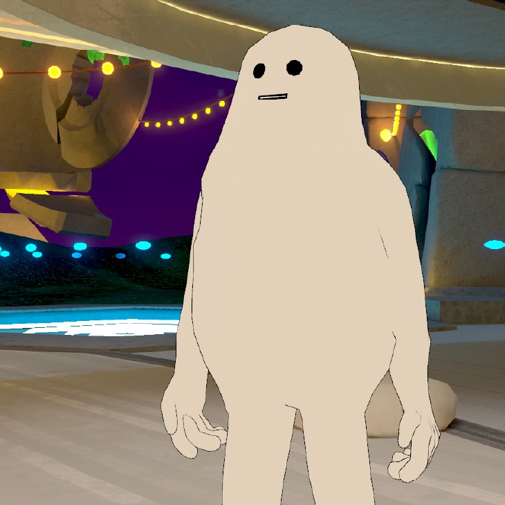 オリジナル3Dモデル「-む-」