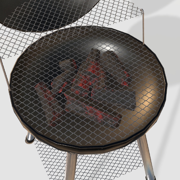 【VRC想定】BBQコンロ ※期間限定
